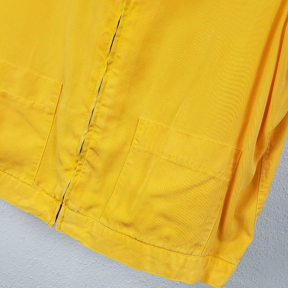 Jones New York Sport Women's Butterfly Yellow Full Zip Pockets Coat Jacket Vest - Picture 5 of 12